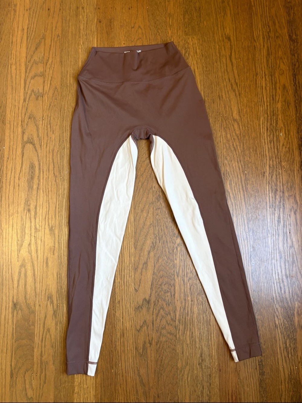 SET active Women’s Two-Tone Leggings - Brown/Cream size small